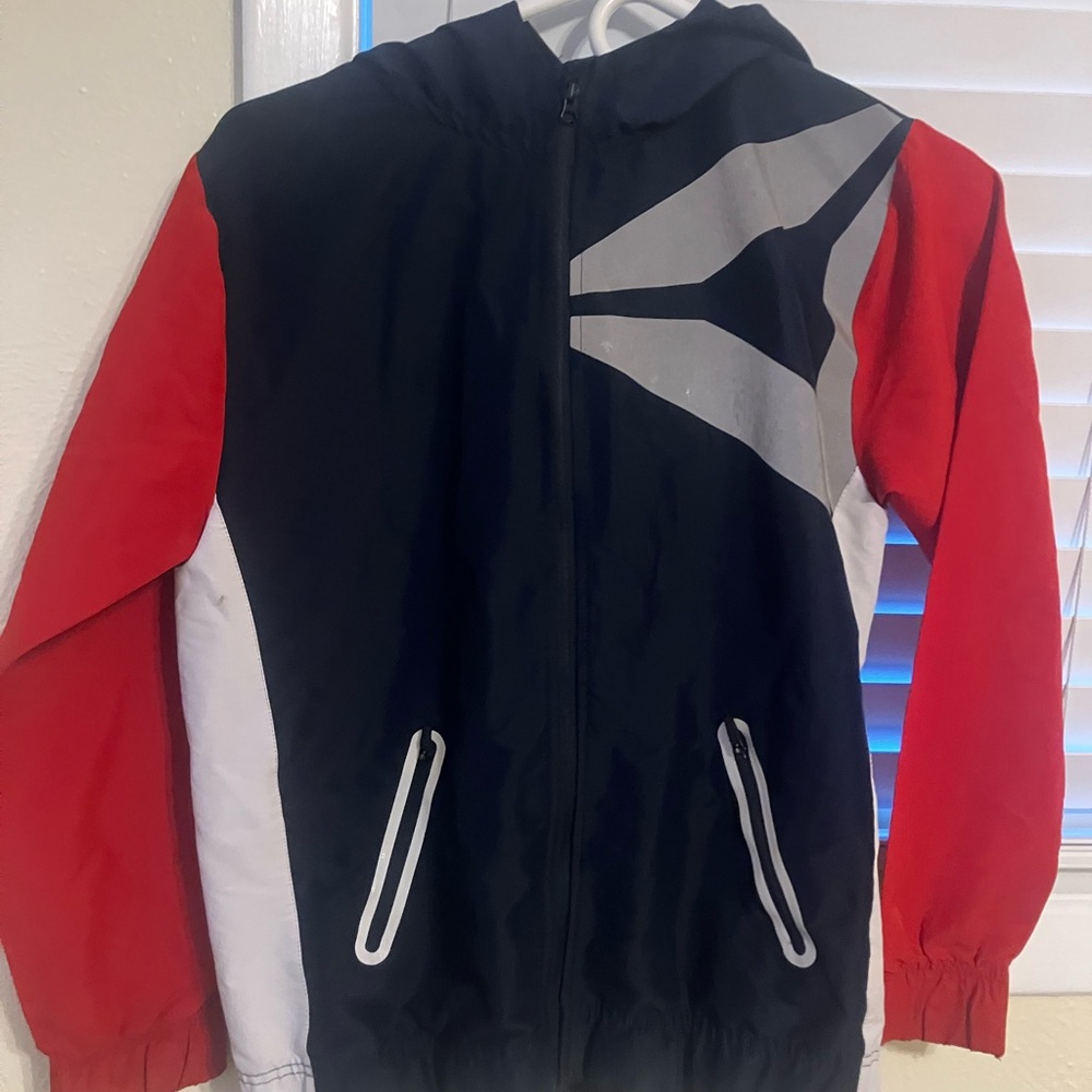 Reebok Kids Colorblock Jacket - Black, Red, White
